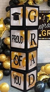 Graduation Decorations Balloon Boxes