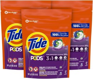 Tide PODS Laundry Detergent Soap Pods (Set of 3)