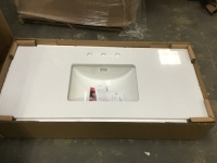 49" x 22" Engineered Marble Vanity Top with Bowl - Appears New&nbsp;