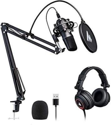 Maono Microphone with Studio Headphone Set