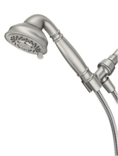 MOEN Brecklyn 8-Spray 4 in. Single Tub Wall Mount Handheld Adjustable Shower Head in Spot Resist Brushed Nickel - Appears New&nbsp;