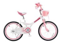 RoyalBaby Jenny Princess 18 inch Girl's Bicycle, White & Pink&nbsp;- Appears New in Damaged Box