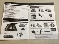 8 Person Pop Up Tent, may be missing hardware