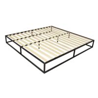 Sturdy Bed Frame Mattress Foundation Platform Bed with Wood Slat Support, King&nbsp;