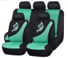 Flying Banner Car Seat Covers, &nbsp;Full Set, Mint Green w/ Black