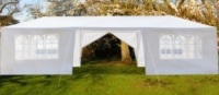 10'x30' Outdoor Canopy Party Wedding Tent, White, Missing Hardware