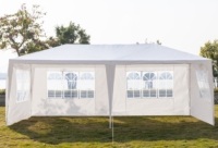 10'x20' 4 Sides Outdoor Party Wedding Tent w/&nbsp;Spiral Tubes, Missing Hardware
