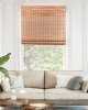 Chicology Cordless Bamboo Roman Shades, 23" x 64" - Appear New 