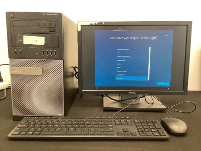 Dell Optiplex 7020 Desktop w/ 19" Monitor, Keyboard & Mouse