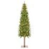 7.5'&nbsp;Pre-Lit Artificial Alpine Slim Pencil Christmas Tree w/ LED Lights, Stand&nbsp;