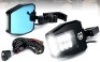 Xprite Aluminum UTV Side View Mirrors with Clears Lens LED Spot Lights fit 1.5-2" Roll Bar Cage - Appears New, Untested
