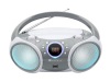 Singing Wood Portable CD Boombox with Bluetooth, USB, MP3, AM/FM, Aux-Input - Appears New