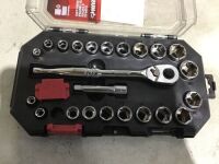 Husky&nbsp;3/8 in. Drive Ratchet SAE/Metric Standard Socket Set (24-Piece) - Missing 10mm Socket&nbsp;