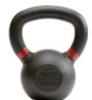 Tru Grit - 20-lb Cast Iron Kettlebell - Black