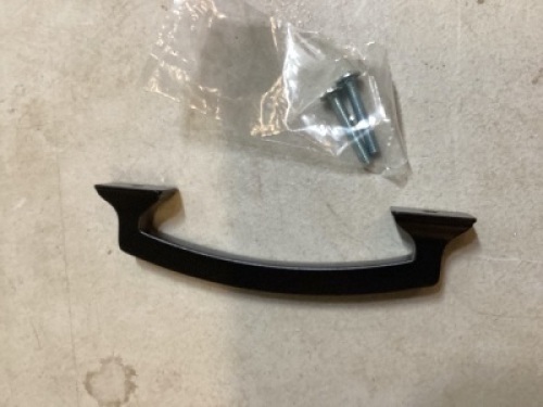 Liberty Classic Edge 3-3/4 in. (96 mm) Matte Black Cabinet Drawer Pull