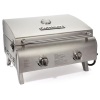 Cuisinart Portable Stainless Steel 2-Burner Liquid Propane Gas Grill - Appears New, Untested 