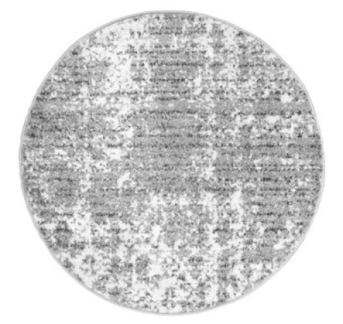 nuLOOM Deedra Misty Contemporary Gray 8' Round Rug - Appears New