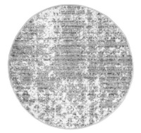 nuLOOM Deedra Misty Contemporary Gray 8' Round Rug - Appears New