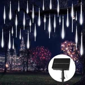 Solar Powered Meteor Shower Lights, 8 Tubes