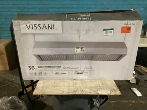 Vissani 36 in. W Under Cabinet Range Hood in Stainless Steel