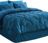 Bedsure Bed in a Bag Comforter Set, Full/Queen, Teal - Appears New&nbsp;