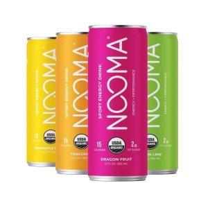 NOOMA Organic Sport Energy Drink with 120mg Caffeine, No Added Sugar, Only 15 Calories 12pk