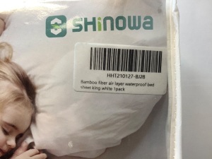 Shinowa Bamboo Mattress Protector, King