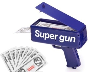 Super Money Gun w/ Play Money