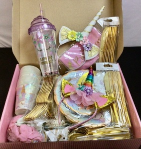 Unicorn Party Supply Kit & Tumbler