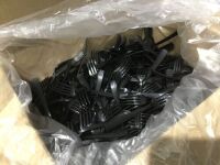 Case of Black Plastic Forks, 800 Ct&nbsp;