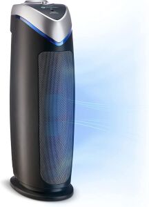 Germ Guardian Air Purifier, H13 HEPA Filter, 22 Inch, Dark Gray