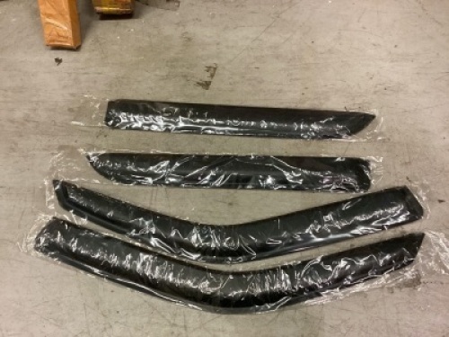 Deebior 4pcs Tape On, In-Channel Window Visors