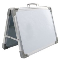 Small Dry Erase Foldable Portable Mini Easel Double Sided Whiteboard