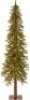 National Tree Company 6' Pre-Lit&nbsp;Artificial Christmas Tree with&nbsp;Stand, Hickory Cedar Slim - E-Comm Return, Appears New&nbsp;&nbsp;