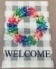 Floral Welcome Garden Flag