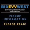 PICKUP INFORMATION FOR BIDEVV WEST LOCATION - PLEASE READ!