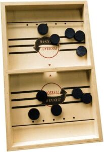 The Frantic Fast-Paced Flying Puck Game Table Foosball 