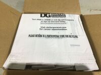 Case of Dollar General 2.25 Mil Bags, White, 400 pc