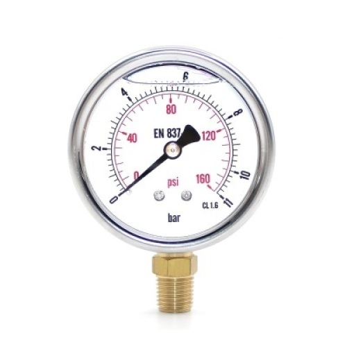 Set of 3 Beauthom 2-1/2" Pressure Gauge for Pool Filter Water Pump (0-160psi)