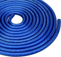 Conext Link 25 FT 1/0 AWG 0 GA Full Gauge Battery Power Cable Ground Wire Frost Blue OFC Copper - New&nbsp;