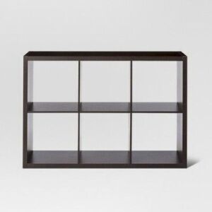 13" 6 Cube Organizer Shelf Espresso