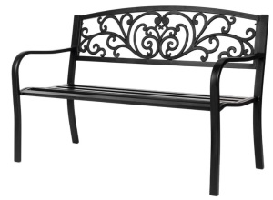 VINGLI 50" Cast Iron Bench, Missing Hardware