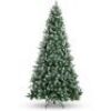 7.5'&nbsp;Pre-Decorated Christmas Tree w/ Pine Cones, Flocked Branch Tips&nbsp;