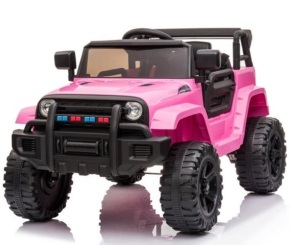 LEADZM Electric Car Dual Drive w/ 2.4G Remote Control, Pink