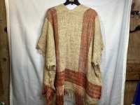 Quagga Woven Shawl, One Size Fits All