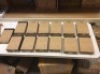 Lot of (13)&nbsp;LIMEIDE Square Metal Bird Feeders&nbsp;with Stand - Appear New