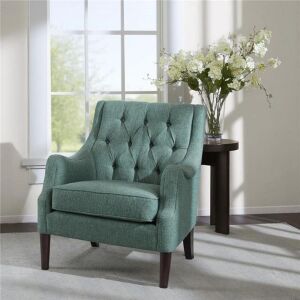 Madison Park Qwen Button Tufted Chair