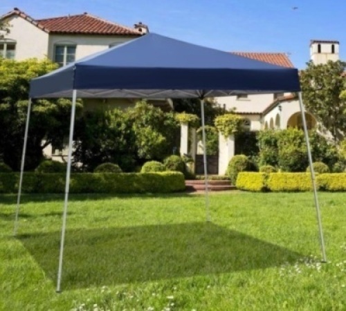 10' x 10' Pop Up Canopy Tent w/ Carry Bag, Blue