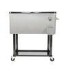 80QT Iron Spray Cooler with Shelf, Warm & Cooling Functions