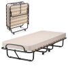 Portable Folding Bed with Mattress 